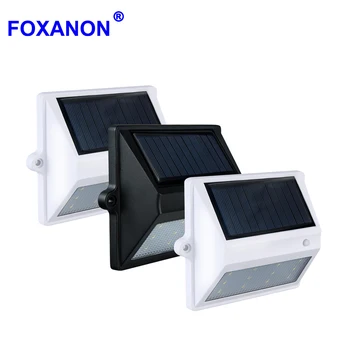 

Foxanon 8LEDs 12LEDs Solar Light LED Sensor Light Powered Panel Waterproof Wall Lamp For Yard Path Outdoor Lighting