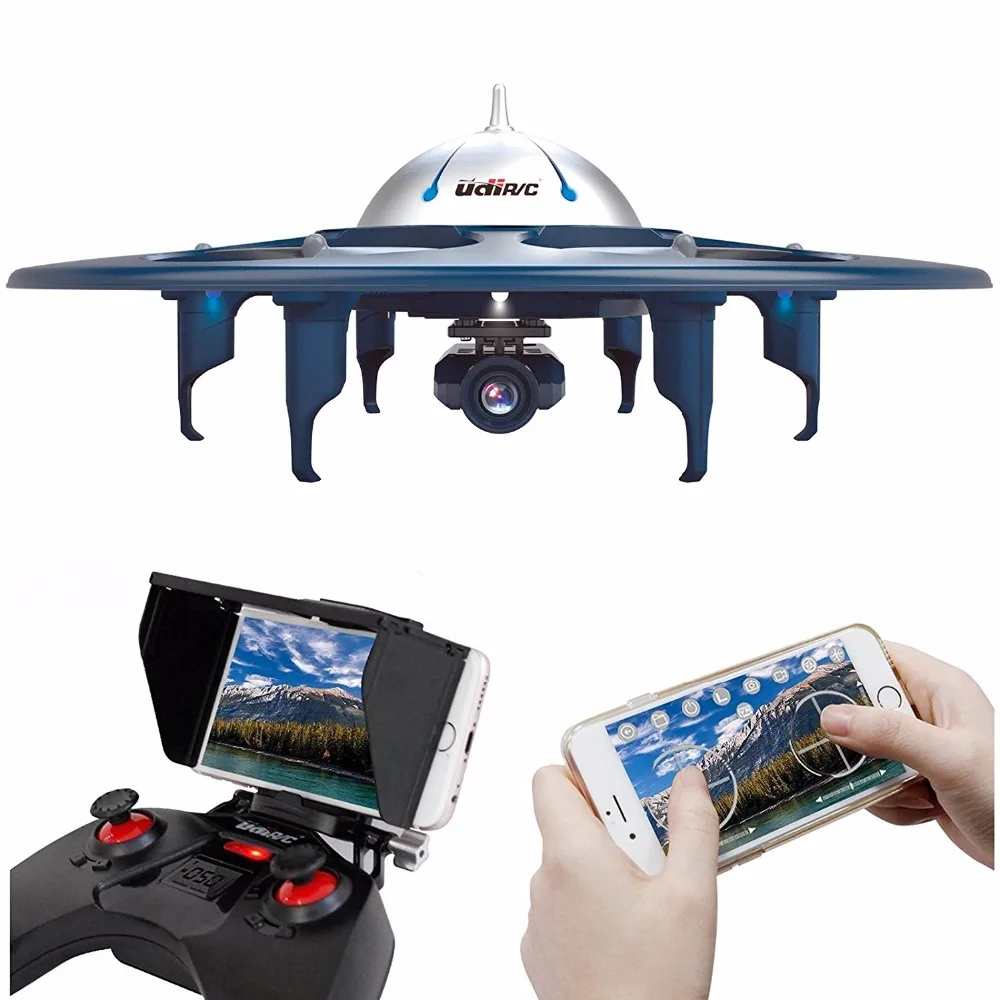 Toy RC Helicopter UDI U845 Drone WiFi UFO 4Ch 6 Axis With 720P HD