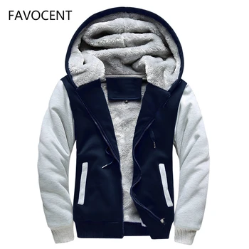 

US/EU SIZE Super Warm Hoodies Sweatshirts for Men Winter Thick Fleece Men's Jackets Casual Zip up Hoody Adult Coats Top 5XL