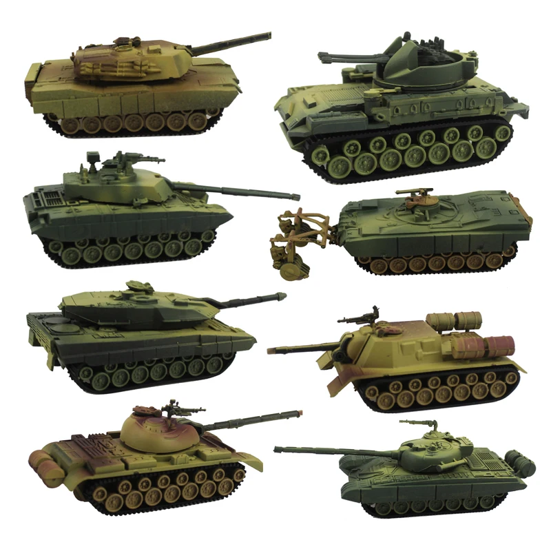 

Free Shipping 8pcs 1:72 Tank Model Assembly Toy Main Battle Tanks Puzzle Figure Models Doll Toys Boy Gift (8pcs per Set)