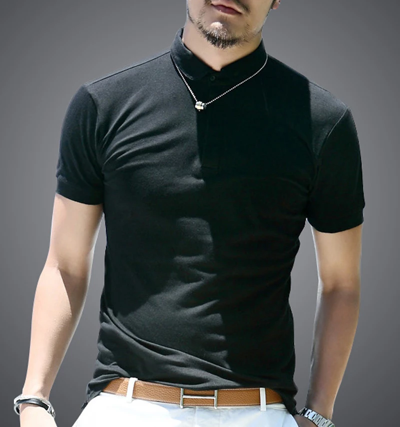

Men's Brand cotton Polo Shirt For Men Designer Polos Men Cotton Short Sleeve shirt jerseys men polo shirt New PL003-2
