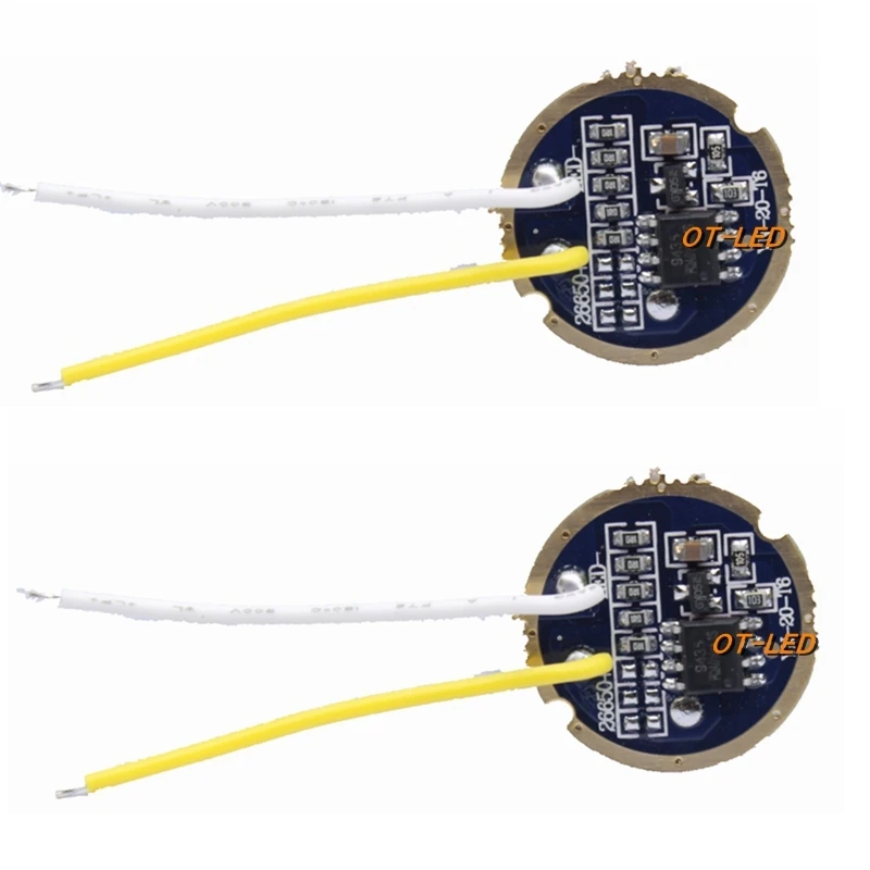 10 шт. cree xml led XPL xml2 T6 U2 драйвер 17 мм 20 3 4 2 в 2.2A 5 режимный Светодиодный для