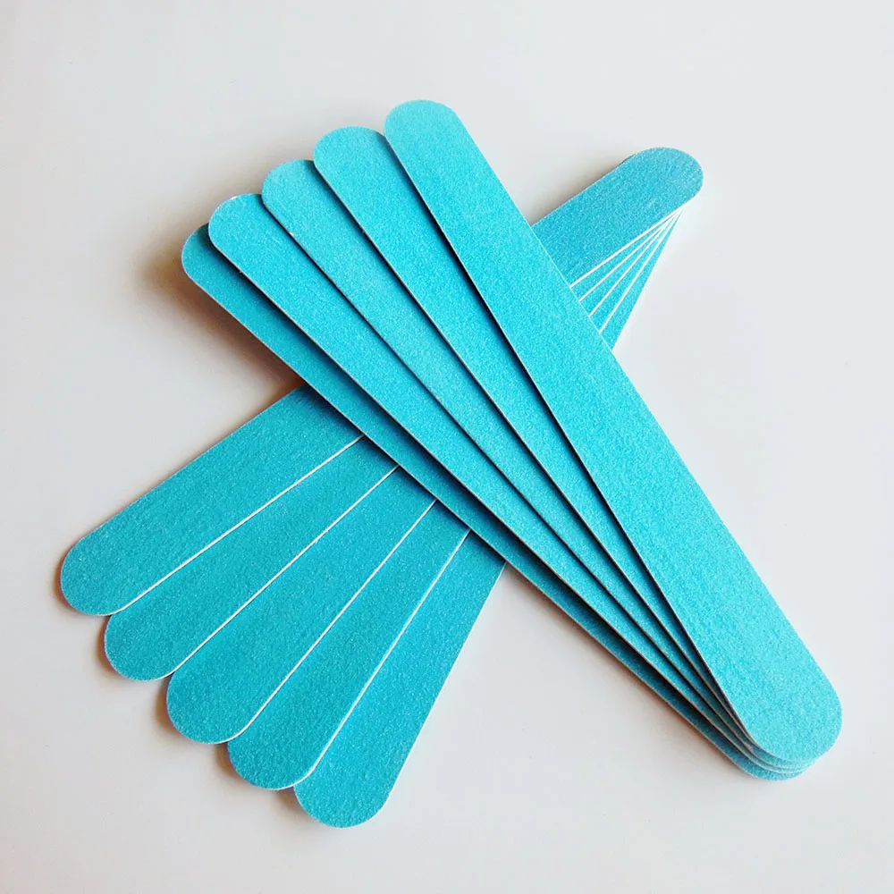 50 pcs random colour wood nail file nail boards nail beauty tool manicure tool wooden emery