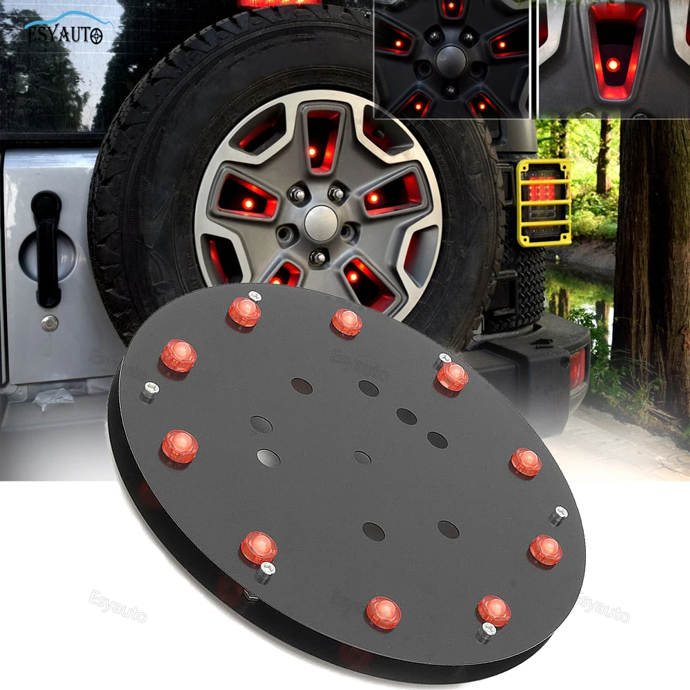 aliexpress com buy car taillight spare tire led third jeep spare tire led light