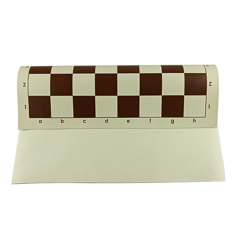 High-quality Chessboard Set 43*43 cm PVC Chess Game Accessories Portable Soft Chess Board Standard Chessboard
