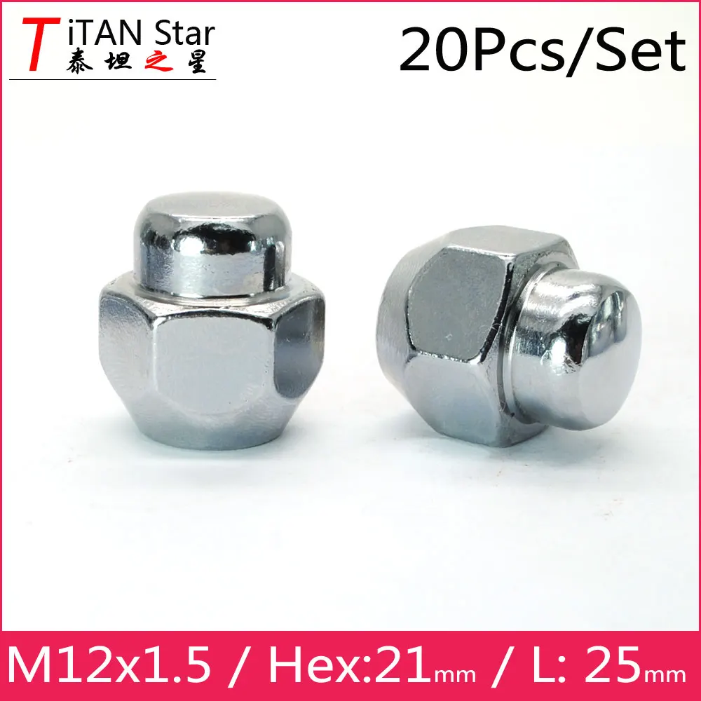 

20Pcs M12x1.5 1.5 OEM OE Stock Factory Wheels Rims Hex 21mm Lug NUTS For Mazda 3 6 Atenza Axela CX-5 CX-4 RX-8 112125-07