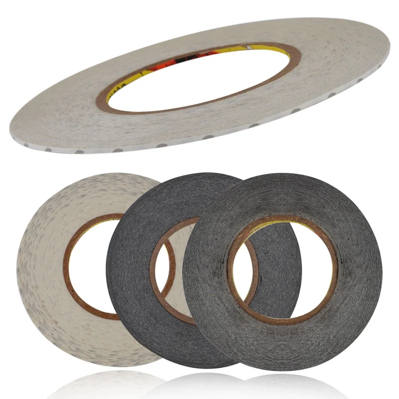 3mm wide x 25m long double sided strong tape adhesive screen digitizer glass fix