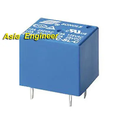 

50 шт SONGLE 9V DC реле мощности спдт SRD-9VDC-SL-C