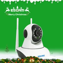 ESCAM G02 720P Dual Antenna Home Camera Pan/Tilt WiFi IP IR Camera Support ONVIF Video Monitor IP camera