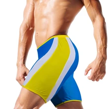 Летние пляжные шорты мужские плавки быстросохнущие Лоскутные Спортивные брюки мужской купальник для серфинга Maillot De Bain пляжные шорты