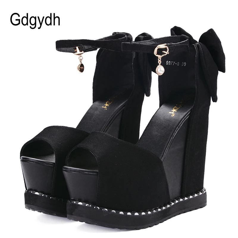 Gdgydh 2018 Fashion Summer Wedges Female Sandals Super