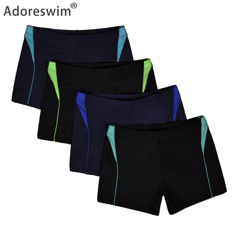 

2019 New Brand Men's Swimming Trunks Men's Swimwear Swim Sport Briefs Swimsuit Beach Wear Bathing Suit 8004