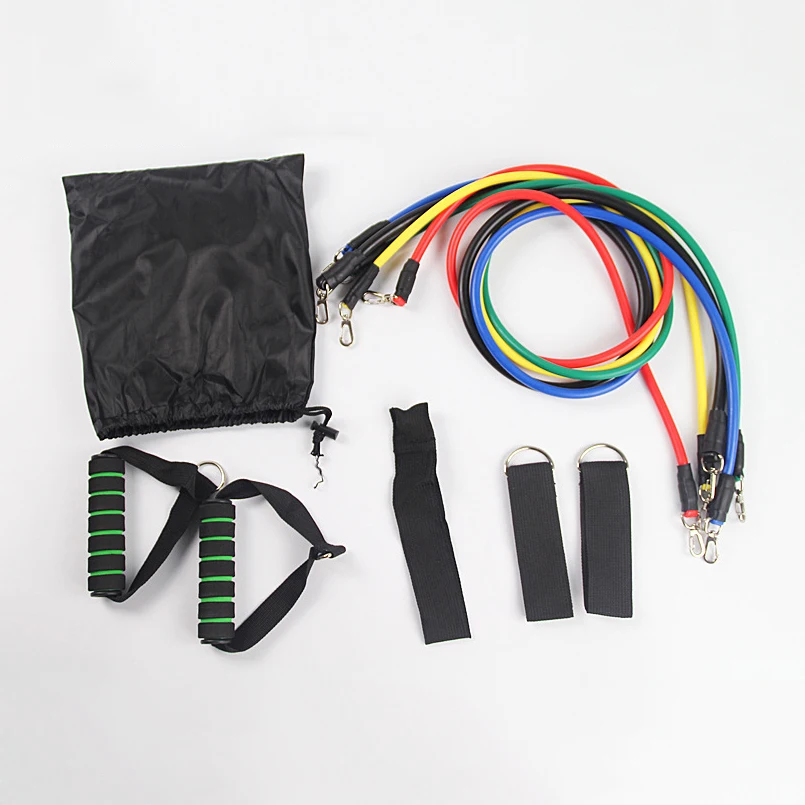 Buy 11 Pcs Fitness Pull Rope Suit Multifunctional