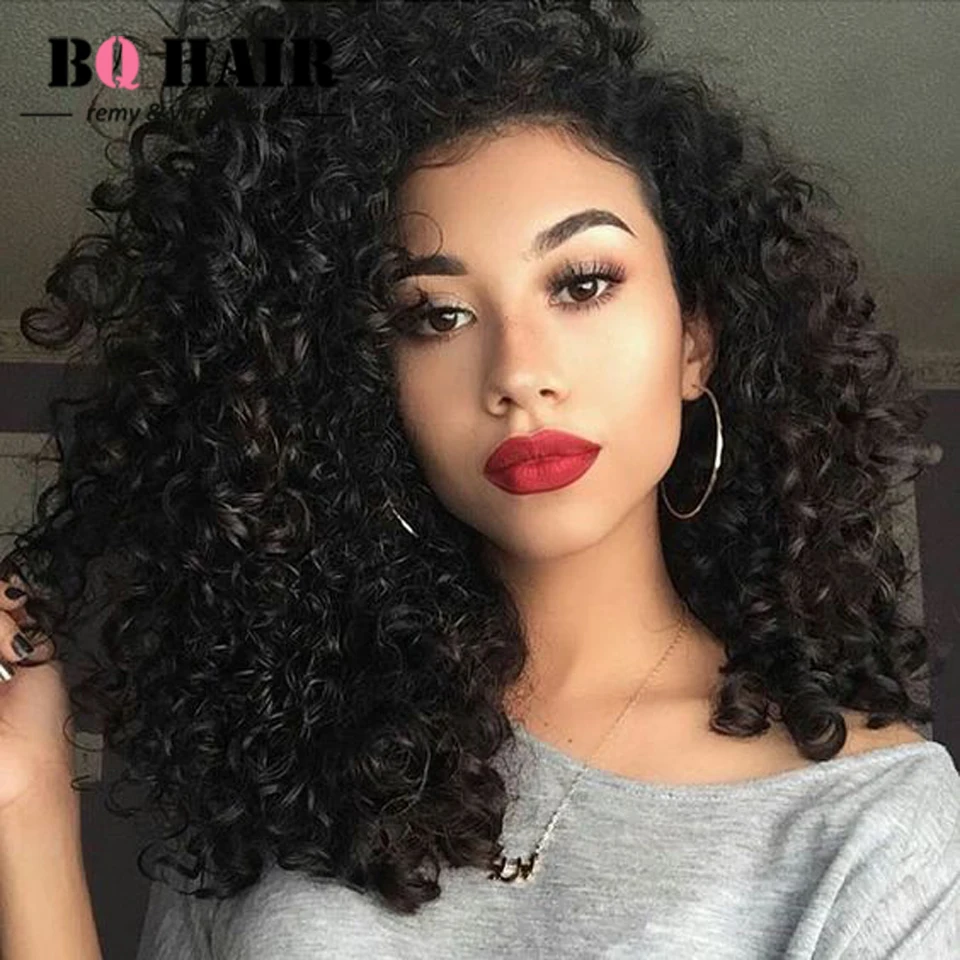 Bq Product 8a Mink Peruvian Weave Bundles Deep Curly 360 Lace Frontal 