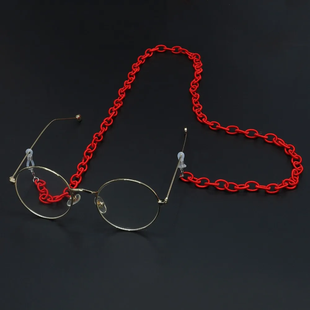 Красочные студенческие очки держатель цепи шеи шнур ремень веревка спортивный ремешок шнур держатель для влюбленных глаз аксессуары
