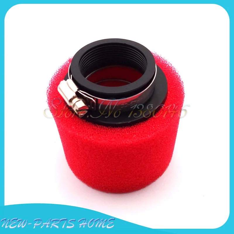 Красный 45 мм пенный воздушный фильтр для китайского 110cc 125cc 140cc 150cc питбайк Atv квадроцикл