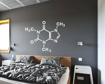 

Wall Decal Art Home Decor Caffeine Molecule Periodic Table Elements Chemistry Wall Decal Vinyl Sticker Bedroom Decoration