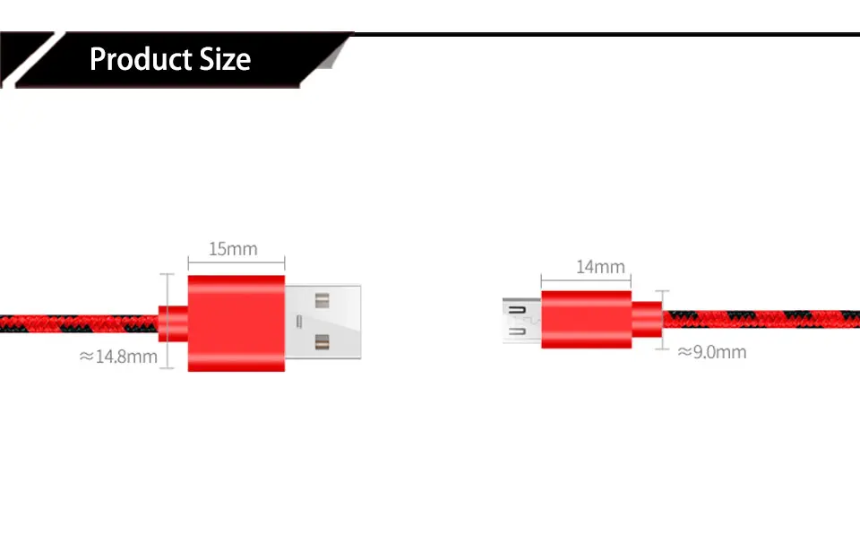  Micro USB Cable Sync Data Line Microusb Cable for Samsung Xiaomi Huawei Android Mobile Phone High Speed Charging Nylon Line (3)