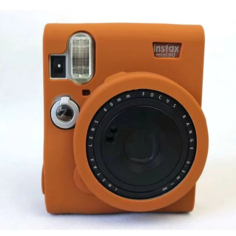 Красивый защитный чехол для камеры Fuji Mini 90 мягкий силиконовый Fujifilm Instax с