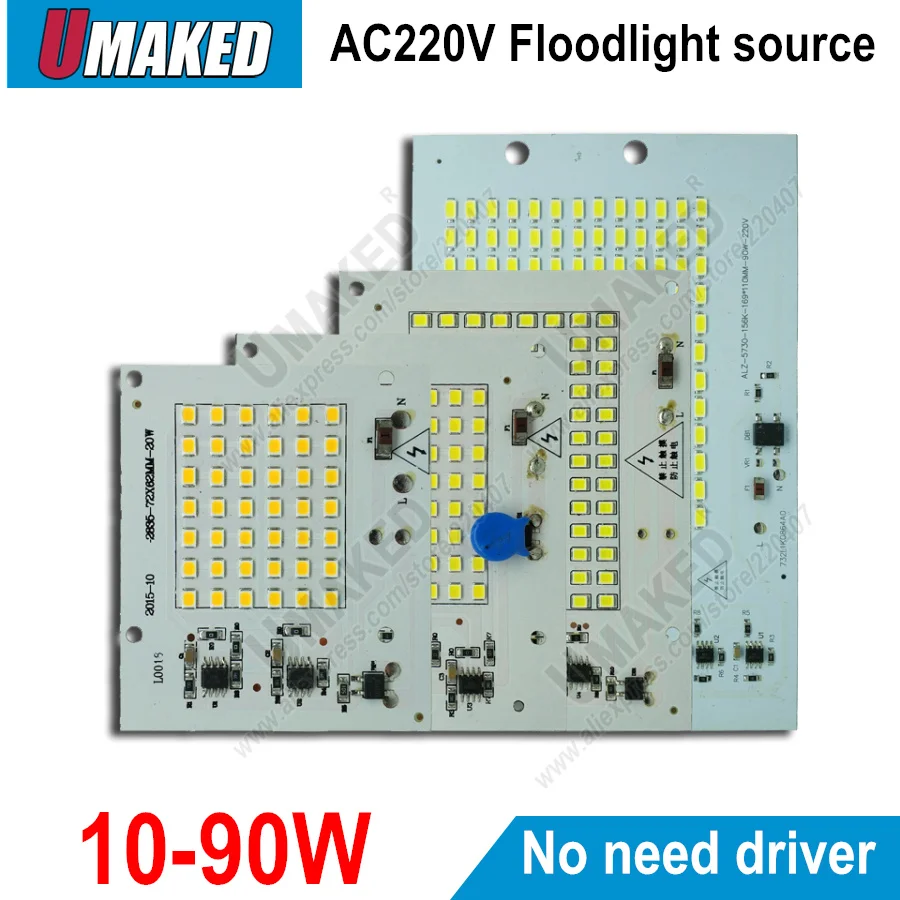 Реального ватт 50 Вт 108x84 мм AC 220 В PCB smd integrated IC драйвер, PCB нет необходимости водитель, водителя печатной платы сразу к ac 220 В