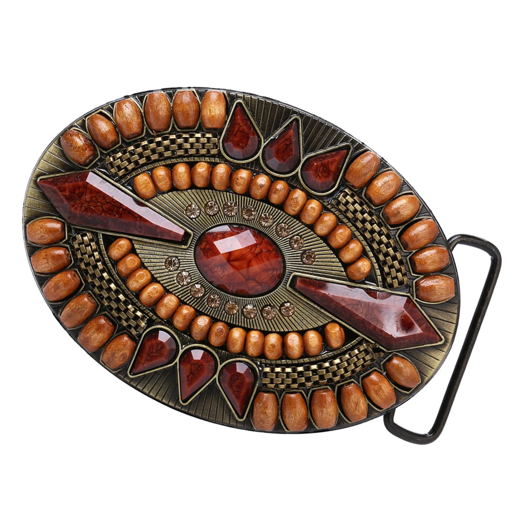 Retro Vintage Western Bohemian Boho Zinc Alloy Mens Belt Buckle Novelty Gift for belt width 3.6-3.9cm