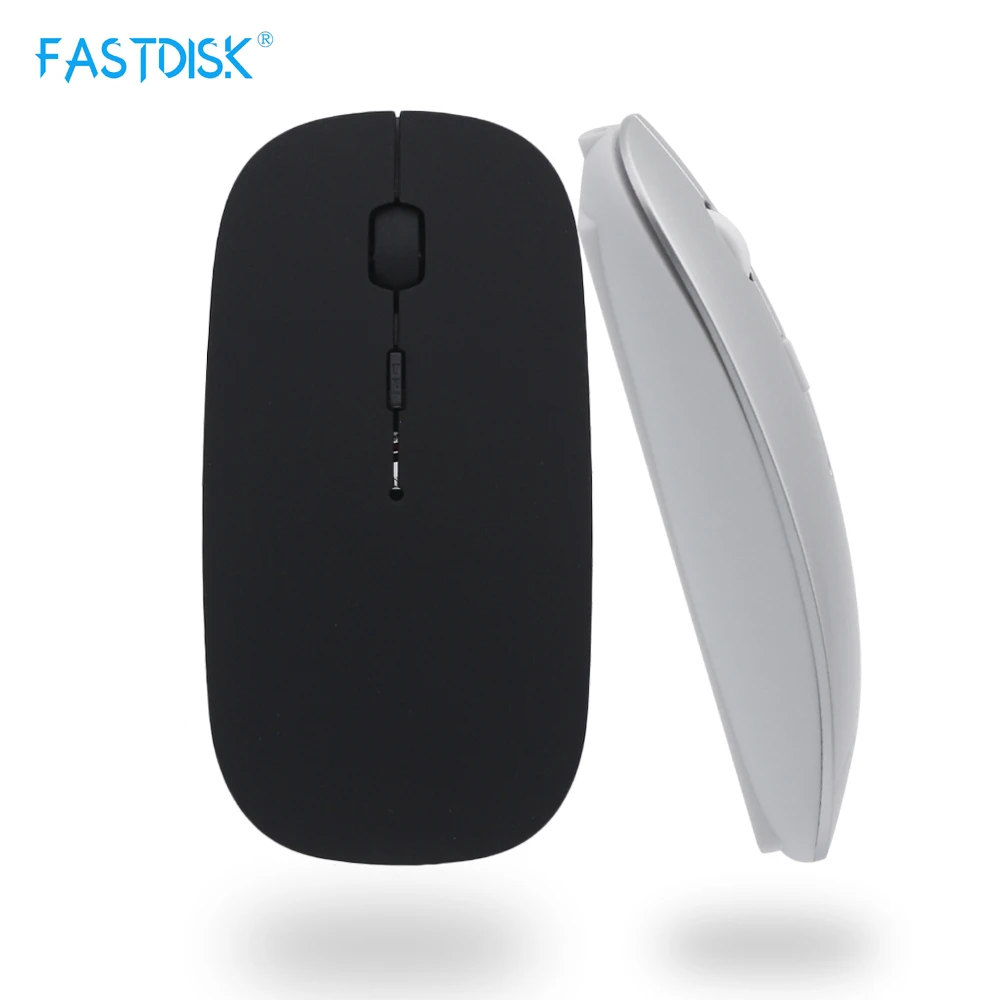 

FASTDISK Rechargeable Bluetooth Wireless Mouse Ultra thin Mute Optical Small silent with Charging Cable for Computer Laptop