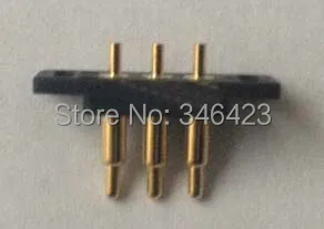 

[PR] pogo pin connector Leather thimble 3PIN inserted plate welding thimble height can be freely modified Free Shipping