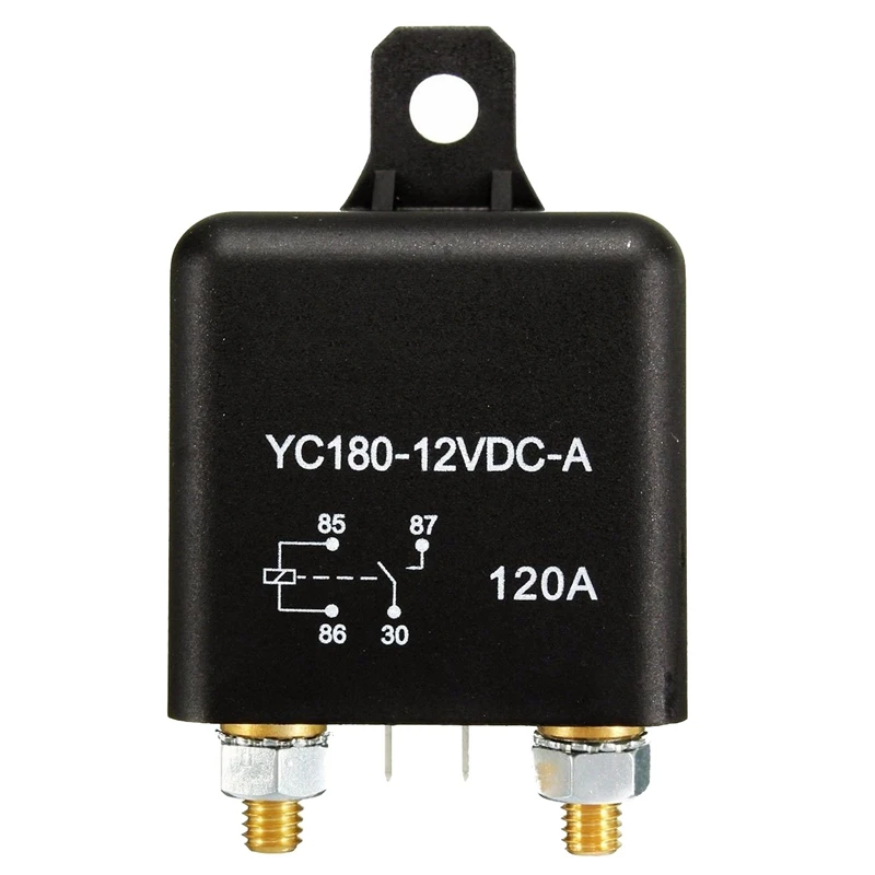 

4-Pin DC 12V 120 AMP 120A HEAVY DUTY SPLIT CHARGE RELAY ON/OFF Van Car Boat
