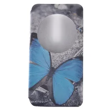 8 Colorful Patterns Flip Cases For Asus ZenFone 2/2 Laser Small Front View Window Fundas Cover For ASUS ZE551ML/ZE500KL Capa
