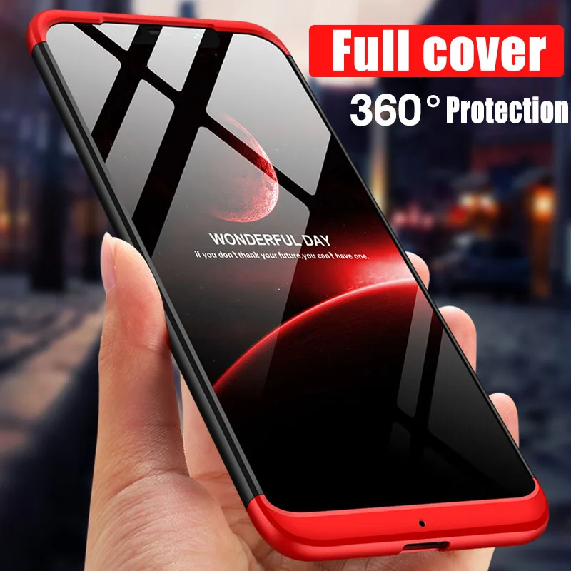 

luxury armor 360 Cover For Xiaomi 8 8SE Mi8 Redmi Note 7 Pro 6 6A S2 Y2 Pocophone F1 Case hard Bumper coque protector shell