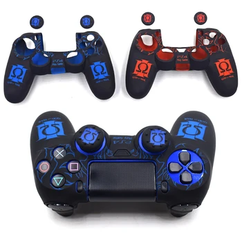 

3 Colors Silicone Skin Case Thicker Full Pack Decorative Cover For Playstation4 PS4 Pro /PS4 Slim Game Controller Accessories