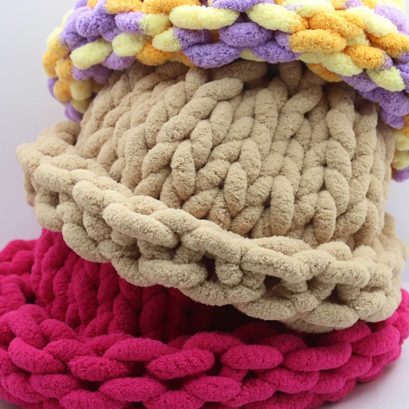 

New 250g/pc Super Thick Yarns for Knitting High Grade Thick Yarn for Hand Knitting Hat Wool Crochet Comely Yarn