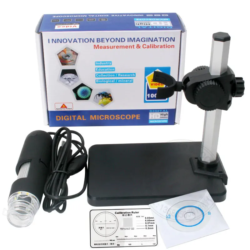 1000 раз электронный Микроскоп USB, цифровой микроскоп высокой четкости, камера и видеомагнитофон, подъемный кронштейн промышленности