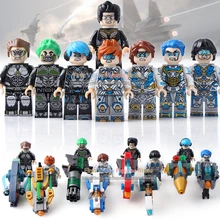 DR. TONG 80 шт./лот истребитель Военная фигура персонал спецназ оружие строительные блоки детский подарок игрушки DLP30201