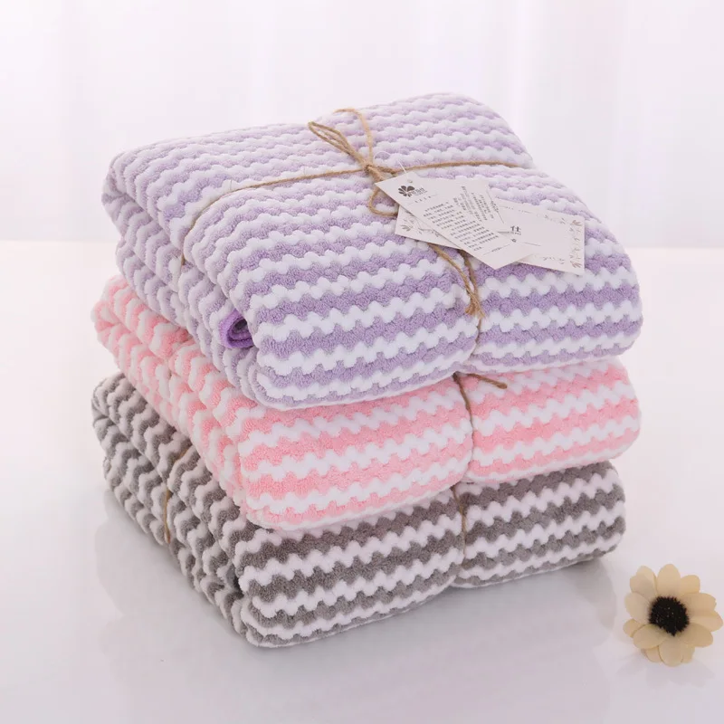 

wave grain fluffy 3d plaid fast drying baby receiving blanket bathrobe baby towel kids beach blanket baby blanket