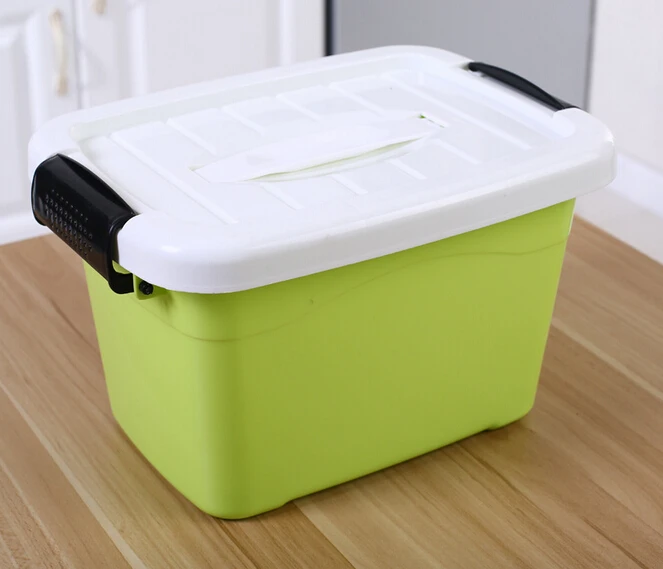 1PC Plastic storage box with lid finishing Plastic Clear Transparent  Storage Box Collections Case Beads Home Supplies JG 0701