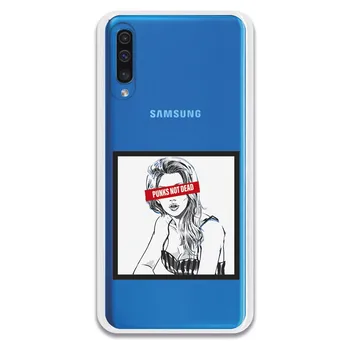 

Stand case costume drawing Punks Not Dead WP002 for Samsung Galaxy A50