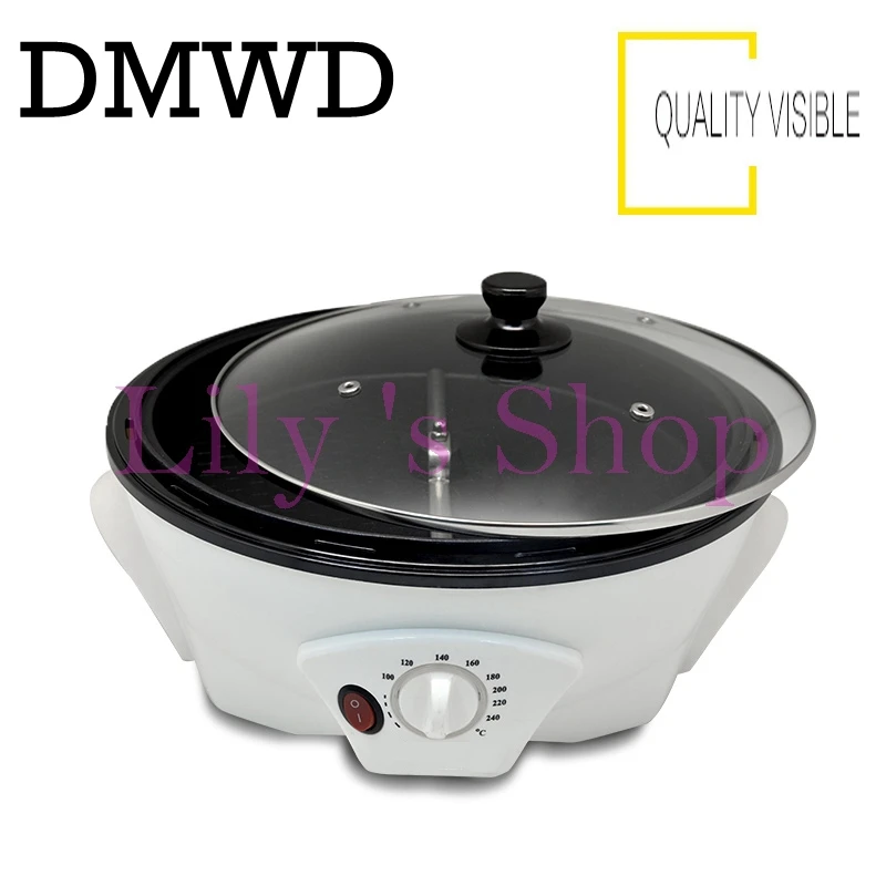 DMWD 110 V/220 V электрическая запеченная жаровня для кофе в зернах, сушилка для выпечки, машина для запекания кофе, сушильная печь для зерна, ЕС, США, вилка