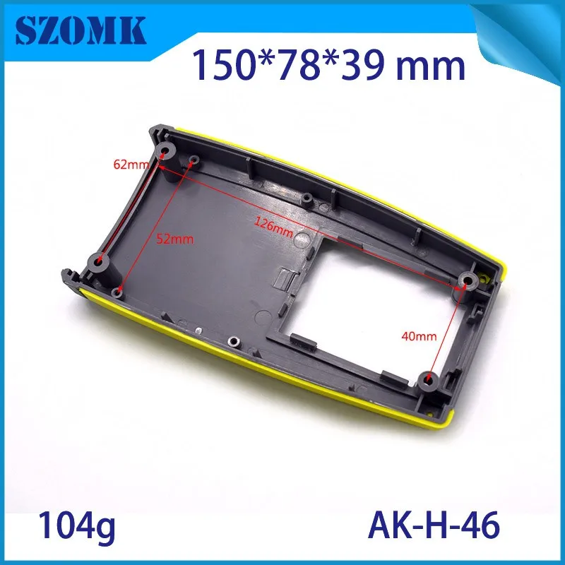 szomk new arrival plastic enclosure for electronics plastic case 2 AA battery abs plastic handheld control box electrical junction box enclosure housing  (17)