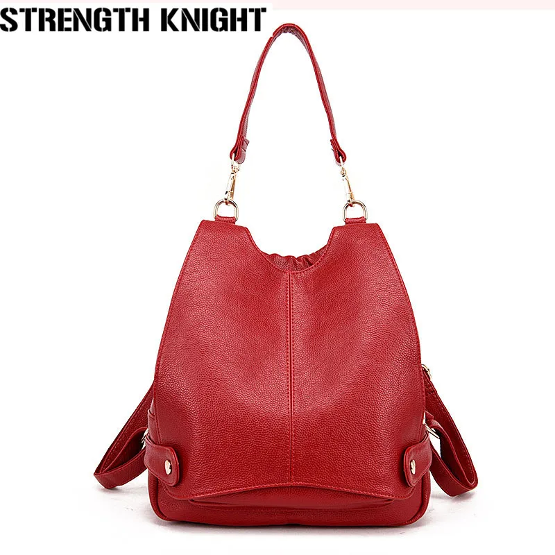 

Luxury Brand Women Leather Backpack Fashion School Bag for Girl Female Leather Shoulder Bag Mochilas Mujer Rucksack