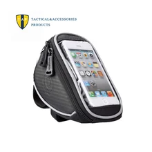 Roswheel Waterproof Bicycle Bags Mountain Road MTB Bike Front Top Frame Cycling Touchscreen Pouch for 5\" inch Cellphone 1L Bag