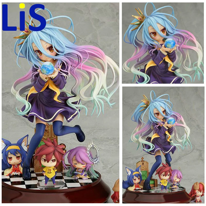 

Lis Lovely cartoon movie Action Figure Model Furnishing articles anime No Game No Life 2 hand toy doll kids Holiday gift