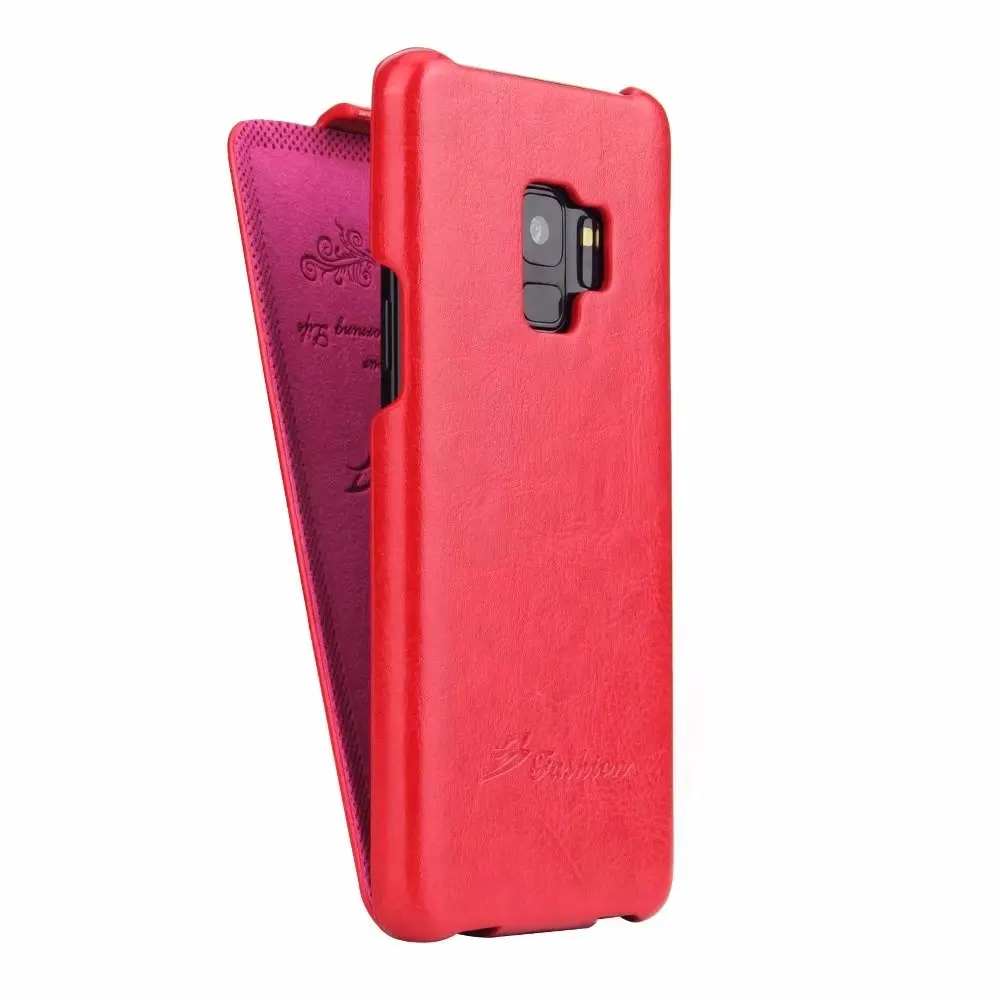 Роскошный кожаный чехол-книжка для samsung Galaxy S8Plus, винтажная Фирменная задняя крышка для samsung S9 S10, вертикальный откидной Чехол для телефона
