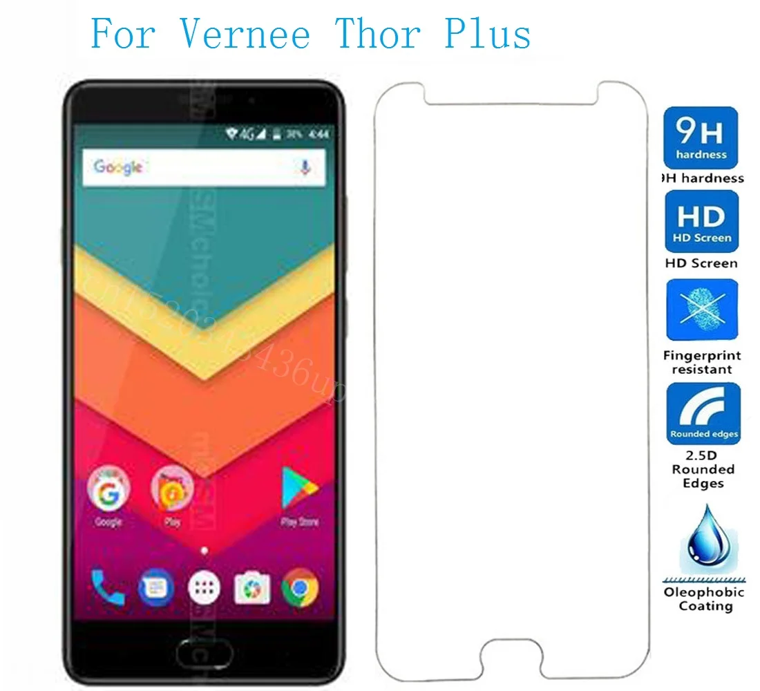 Закаленное стекло для Vernee Thor Plus Защитная пленка экрана Plus|Защитные стёкла и