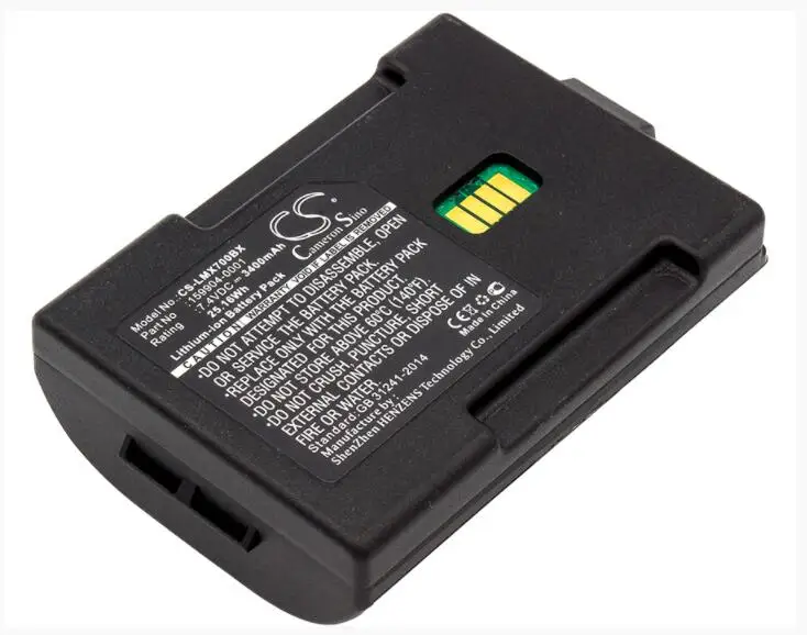 Cameron sino 3400 мА/ч, Батарея для LXE MX7 159904-0001 163467-0001 штрих-код аккумулятор сканера