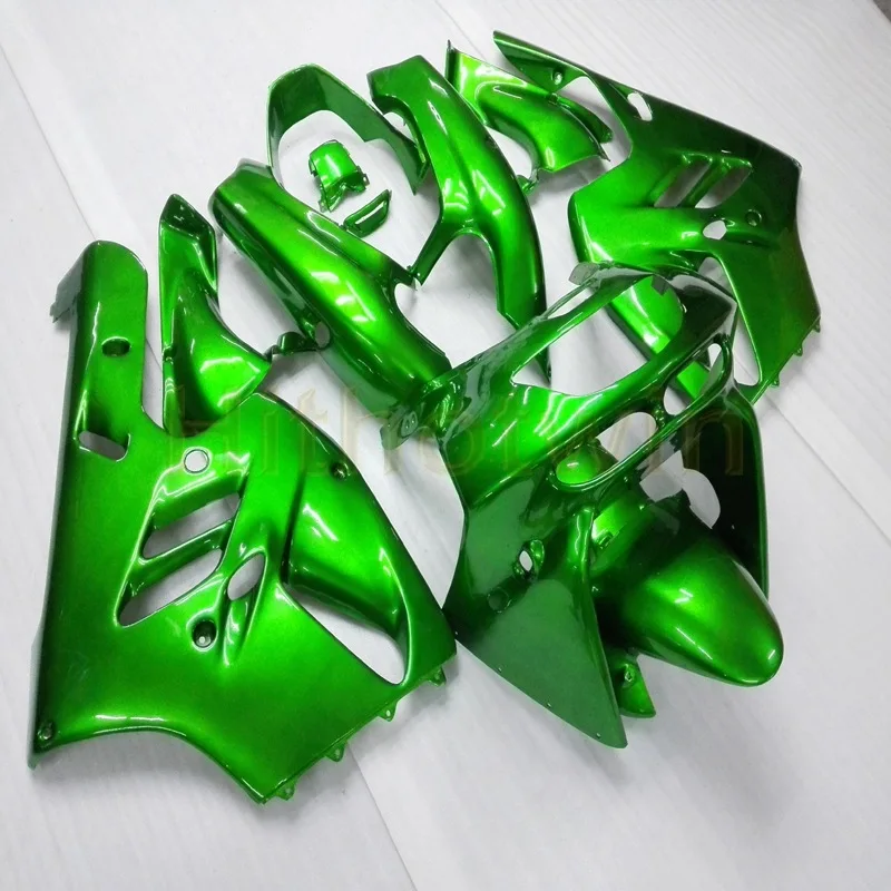 Пользовательские мотоцикла хомут для Kawasaki ZX-9R 1994 1995 1996 1997 ZX9R 94-97+ болты+ зеленый ABS Двигатель обтекатель