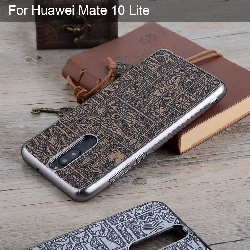 Для huawei mate 10 lite чехол Maya Ancient Egypt ретро кожаный силиконовый Чехлы для funda |