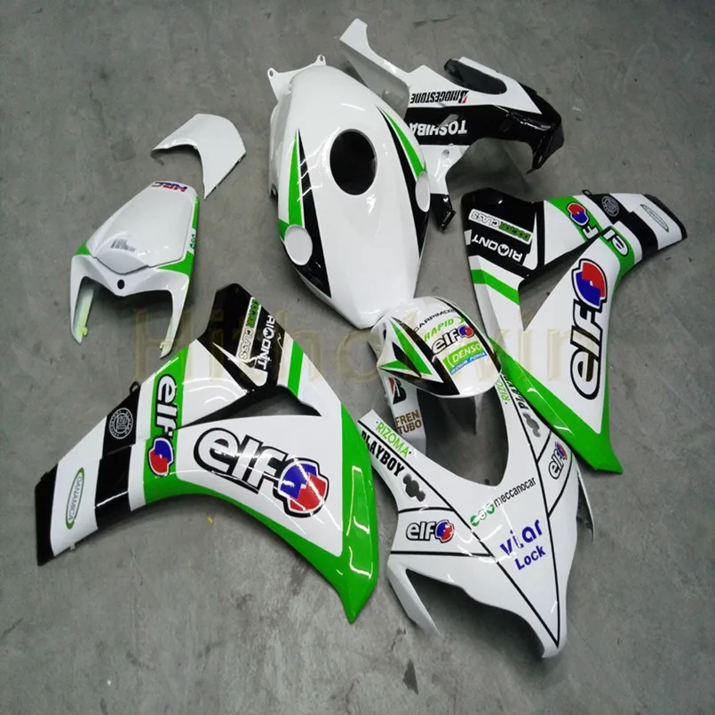 Пользовательские мотоцикла на одно изделие для HONDA CBR1000RR 2008 2009 2010 2011 CBR 1000 RR Обтекатели+ болты+ литья под давлением синий белый M2