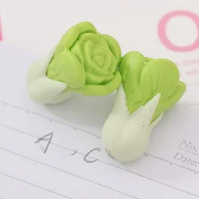 2 шт./компл. свежие овощи дизайн ластик нетоксичный ластик Kawaii милый касаж форма карандаш ластик для детей студентов подарок канцелярские принадлежности