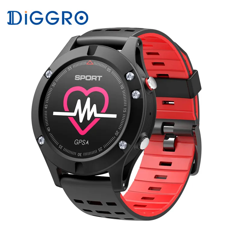 

Diggro DB-05 GPS Smart Watch Altimeter Barometer Thermometer Multi-sports Smartwatch Heart Rate Wearable devices For iOS Android